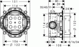 Сантехника Hansgrohe скрытая часть ibox universal